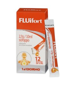FLUIFORT*sciroppo 12 bustine 2,7 g/10 ml