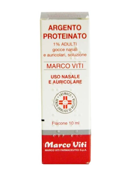 ARGENTO PROTEINATO (MARCO VITI)*AD gtt orl 10 ml 1%