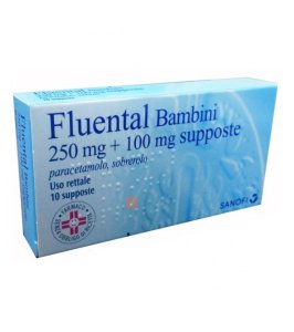 FLUENTAL*BB 10 supp 100 mg + 250 mg