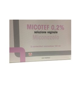 MICOTEF*soluz vag 5 flaconi 150 ml 0,2%