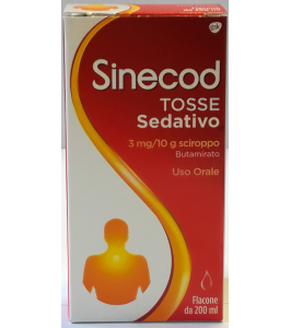 SINECOD TOSSE SEDATIVO*1 flacone 200 ml 3 mg/10 g sciroppo