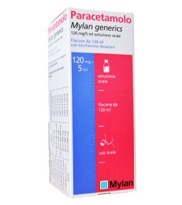 PARACETAMOLO (MYLAN GENERICS)*sciroppo 120 ml 120 mg/5 ml