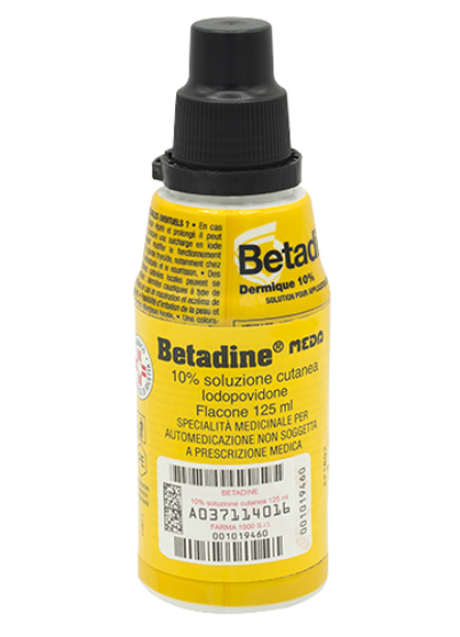 BETADINE*soluz cutanea 125 ml 10%