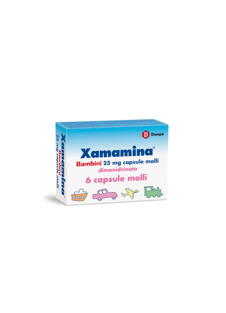 XAMAMINA*BB 6 cps molli 25 mg XAMAMINA*BB 6 cps molli 25 mg