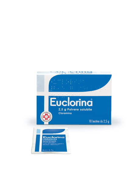 EUCLORINA*10 bust polv u.e. 2,5 g EUCLORINA*10 bust polv u.e. 2,5 g