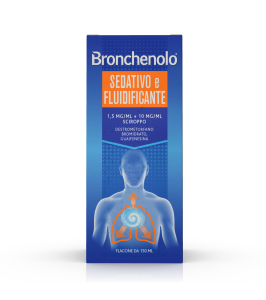 BRONCHENOLO SEDATIVO E FLUIDIFICANTE*sciroppo 150 ml 1,5 mg/ml + 10 mg/ml
