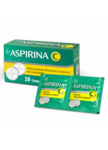 ASPIRINA C*10 cpr eff 400 mg + 240 mg con vitamina C