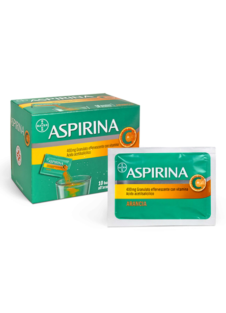 ASPIRINA*con Vitamina C 10 bust grat eff 400 mg + 240 mg