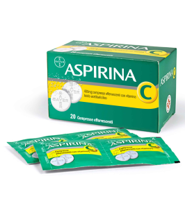 ASPIRINA C*20 cpr eff 400 mg + 240 mg