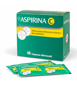 ASPIRINA C*40 cpr eff 400 mg + 240 mg con vitamina C