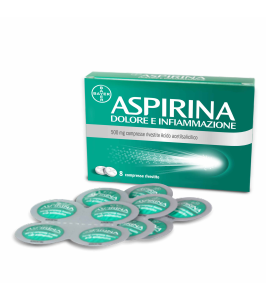 ASPIRINA DOLORE E INFIAMMAZIONE*8 cpr riv 500 mg