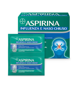 ASPIRINA INFLUENZA E NASO CHIUSO*orale 20 bust 500 mg + 30 mg
