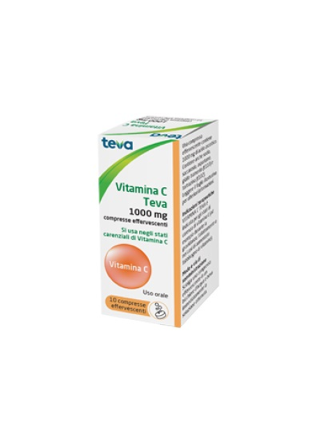 VITAMINA C (TEVA)*10 cpr eff 1 g