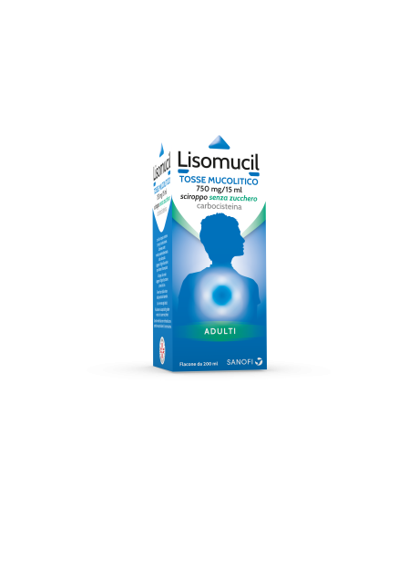 LISOMUCIL TOSSE MUCOLITICO*AD scir 200 ml 5% senza zucchero