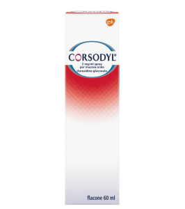 CORSODYL*spray mucosa orale 60 ml 200 mg/100 ml