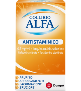 COLLIRIO ALFA ANTISTAMINICO*collirio 10 ml 8 mg/ml + 1 mg/ml