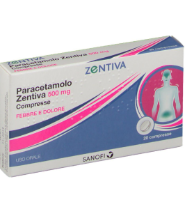 PARACETAMOLO (ZENTIVA)*20 cpr 500 mg