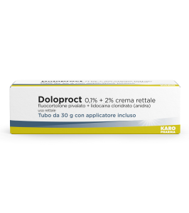 DOLOPROCT*crema rett 30 g 0,1% + 2%