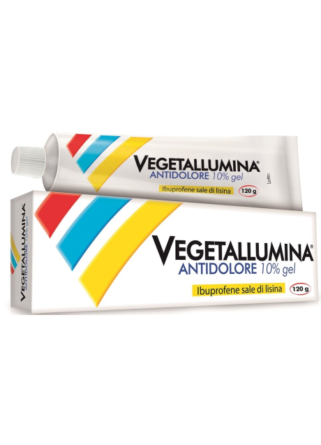 VEGETALLUMINA ANTIDOLORE*gel 120 g 10% VEGETALLUMINA ANTIDOLORE*gel 120 g 10%