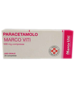 PARACETAMOLO (MARCO VITI)*20 cpr 500 mg