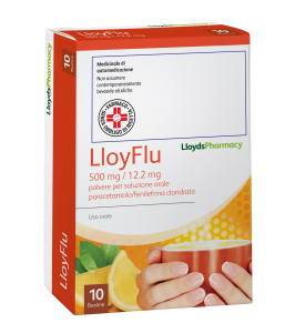 LLOYFLU*10 bustine 500 mg + 12,2 mg