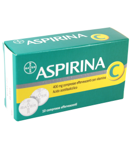 ASPIRINA*10 cpr eff 400 mg + 240 mg con vitamina C