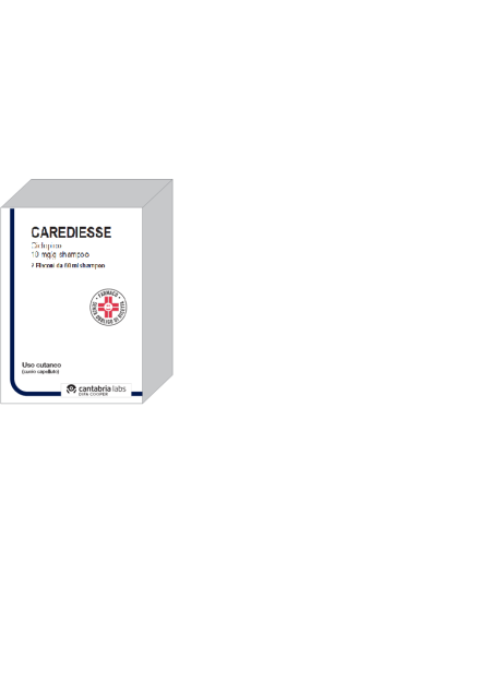 CAREDIESSE*shampoo 2 flaconi 60 ml 10 mg/g