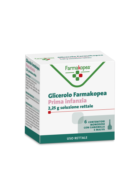 GLICEROLO (FARMAKOPEA)*PRIMA INFANZIA 6 microclismi 2,25 g con camomilla e malva GLICEROLO (FARMAKOPEA)*PRIMA INFANZIA 6 microclismi 2,25 g con camomilla e malva