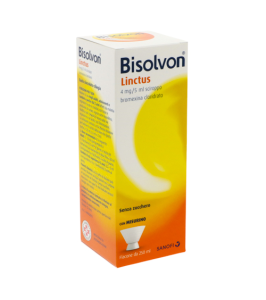 BISOLVON*sciroppo flacone 250 ml 4 mg/5 ml cioccolato ciliegia