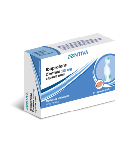 IBUPROFENE (ZENTIVA)*24 cps molli 200 mg