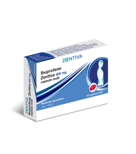 IBUPROFENE (ZENTIVA)*10 cps molli 400 mg