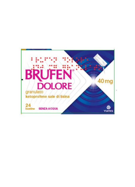 BRUFEN DOLORE*orale grat 24 bust 40 mg