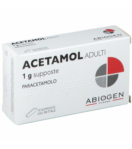 ACETAMOL*AD 10 supp 1 g