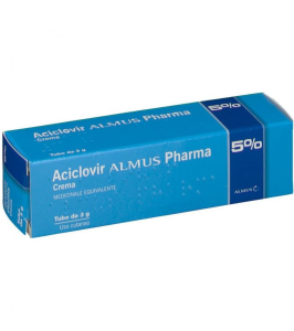 ACICLOVIR (ALMUS)*crema derm 3 g 5%