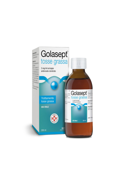 GOLASEPT TOSSE GRASSA*sciroppo 200 ml 30 mg/10 ml