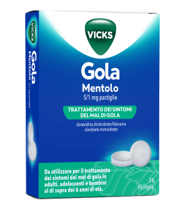 VICKS GOLA*24 pastiglie 5 mg + 1 mg mentolo